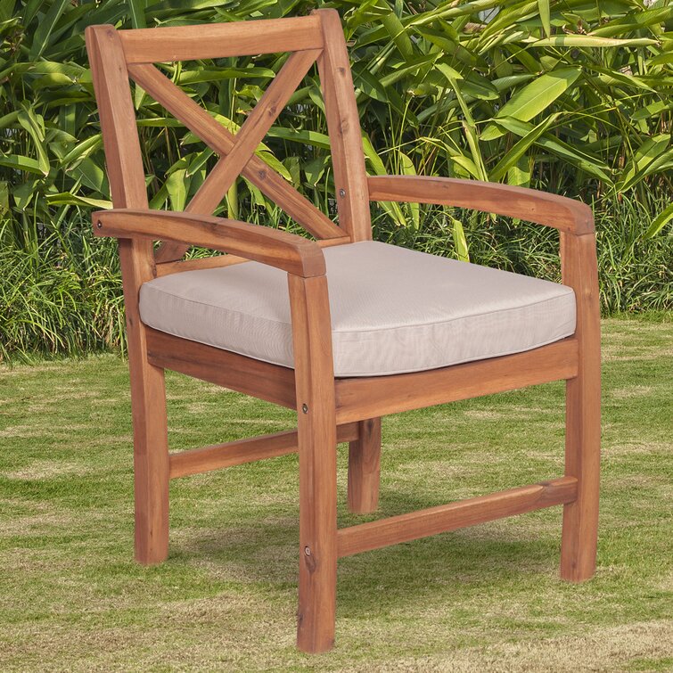 Tim patio dining chair best sale with cushion